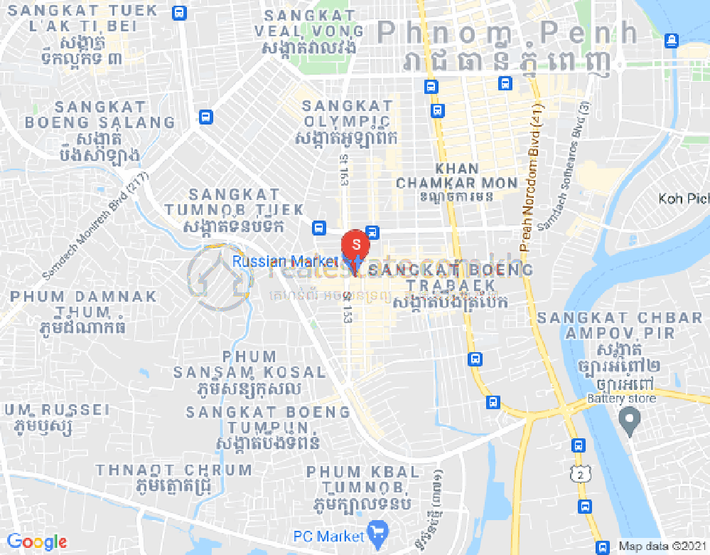 ផែនទី DABEST Properties, ទួលទំពូង១, ចំការមន, ភ្នំពេញ