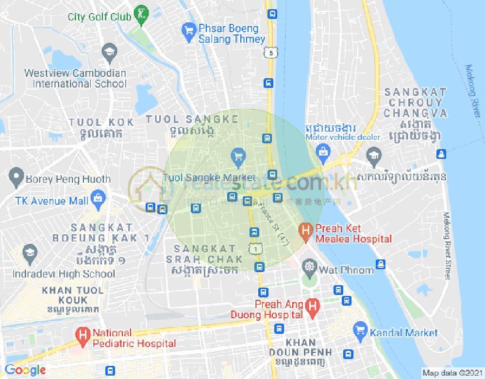 ផែនទី Properties   Dabest, វត្តភ្នំ, ដូនពេញ, ភ្នំពេញ