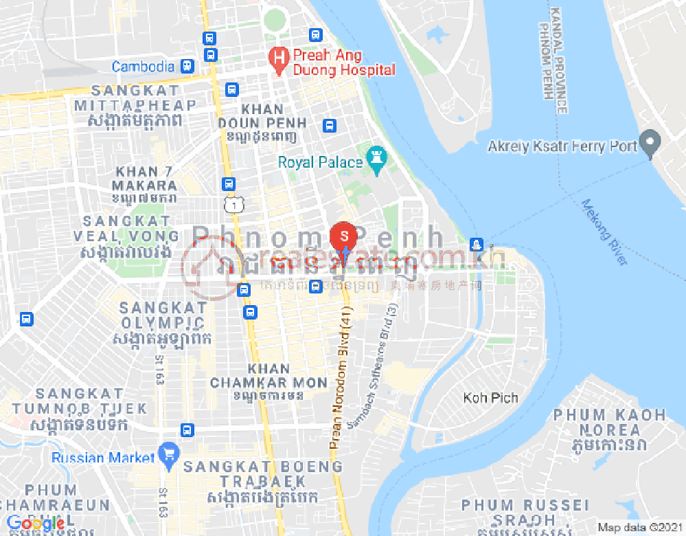 ផែនទី DABEST PROPERTIES, បឹងកេងកង១, បឹងកេងកង, ភ្នំពេញ
