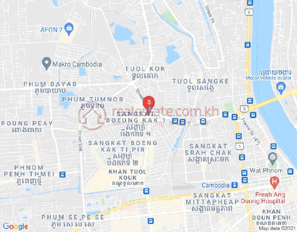 CAMBODIA CO LTD PROPERTIES DABEST PROPERTIES, 宣城2, 堆谷区, 金边地图