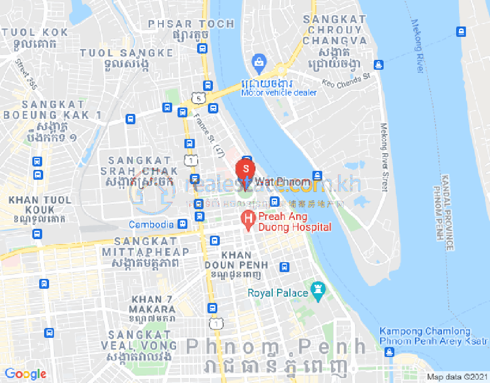 DABEST PROPERTIES, 사팔만구역, 룽볜구, 프놈펜 지도