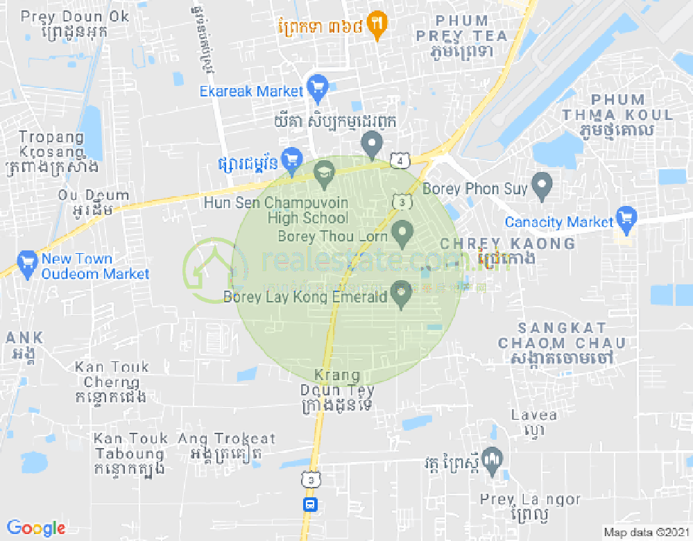 Mapa: Borey Lorn City Lotussana