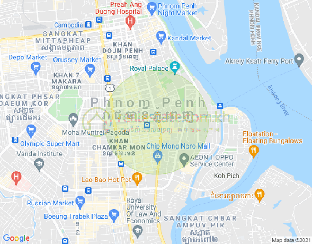 ផែនទី Properties  Dabest, បឹងកេងកង១, បឹងកេងកង, ភ្នំពេញ