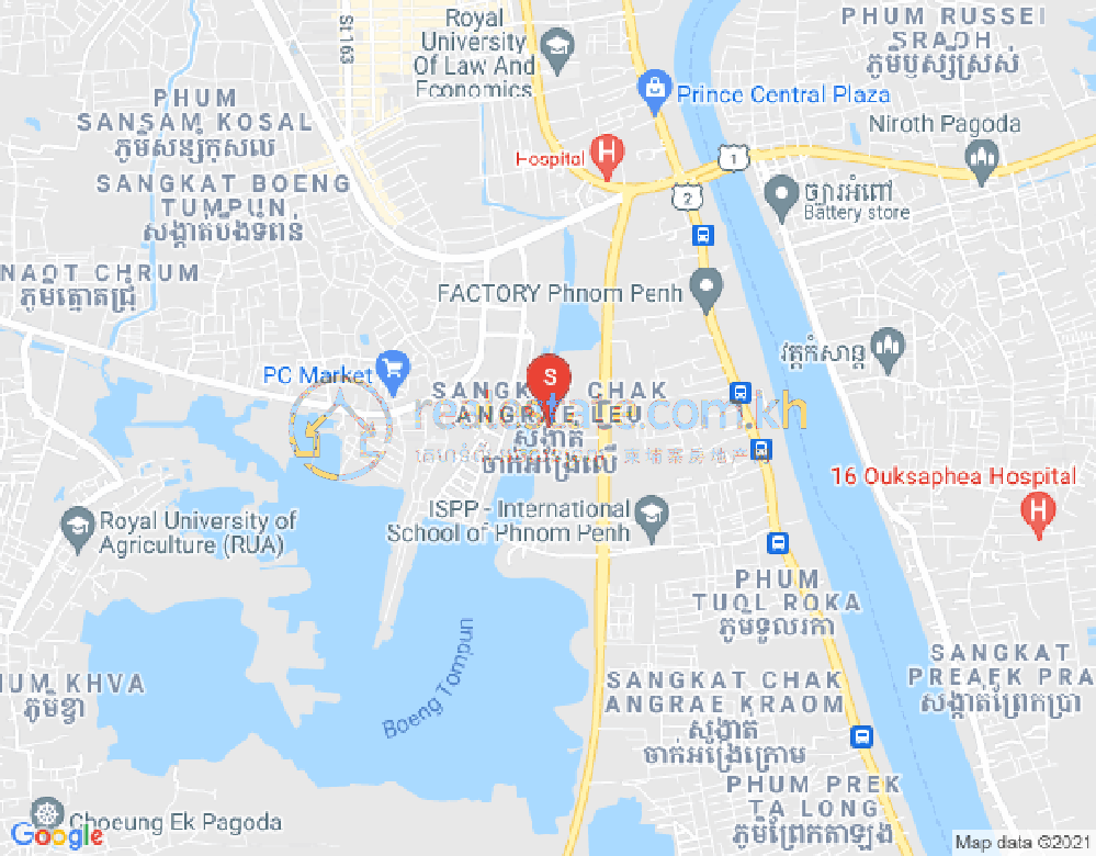Mapa: Chak Angrae Leu, Meanchey, Phnom Penh