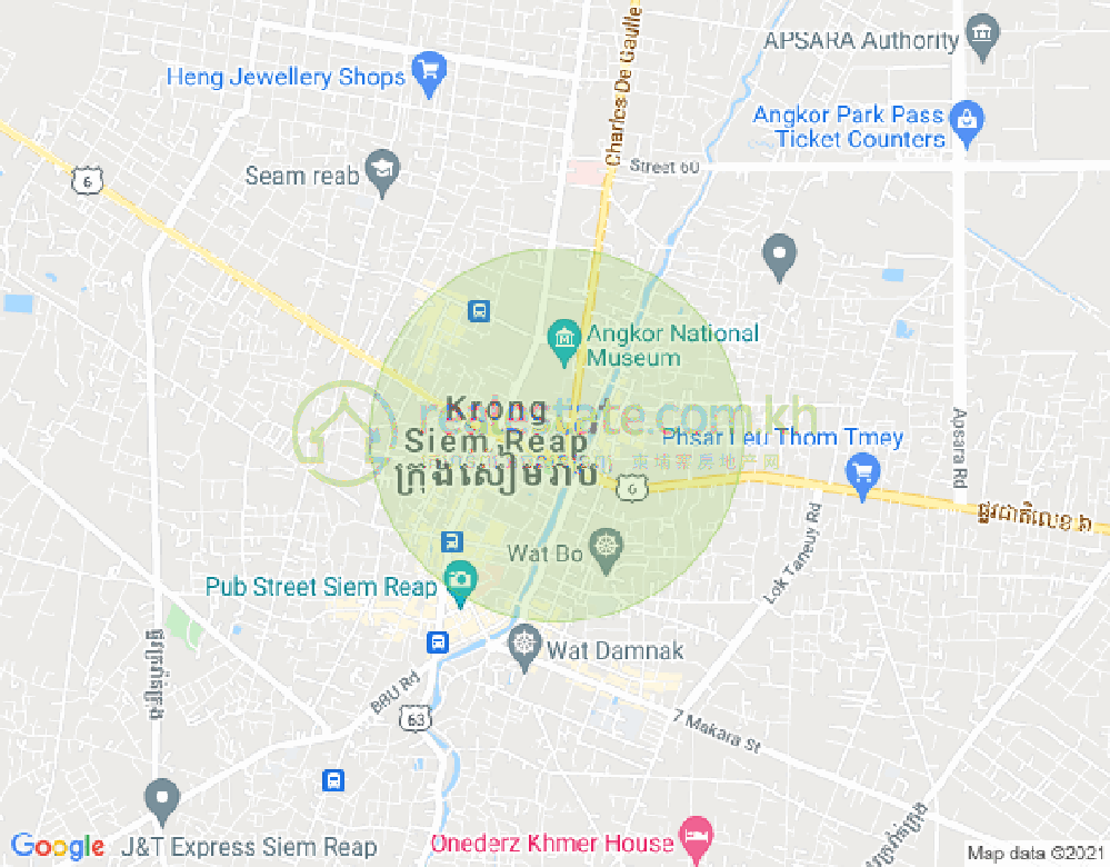 Mapa: PROPERTIES  Dabest, Kandaek, Prasat Bakong, Siem Reap