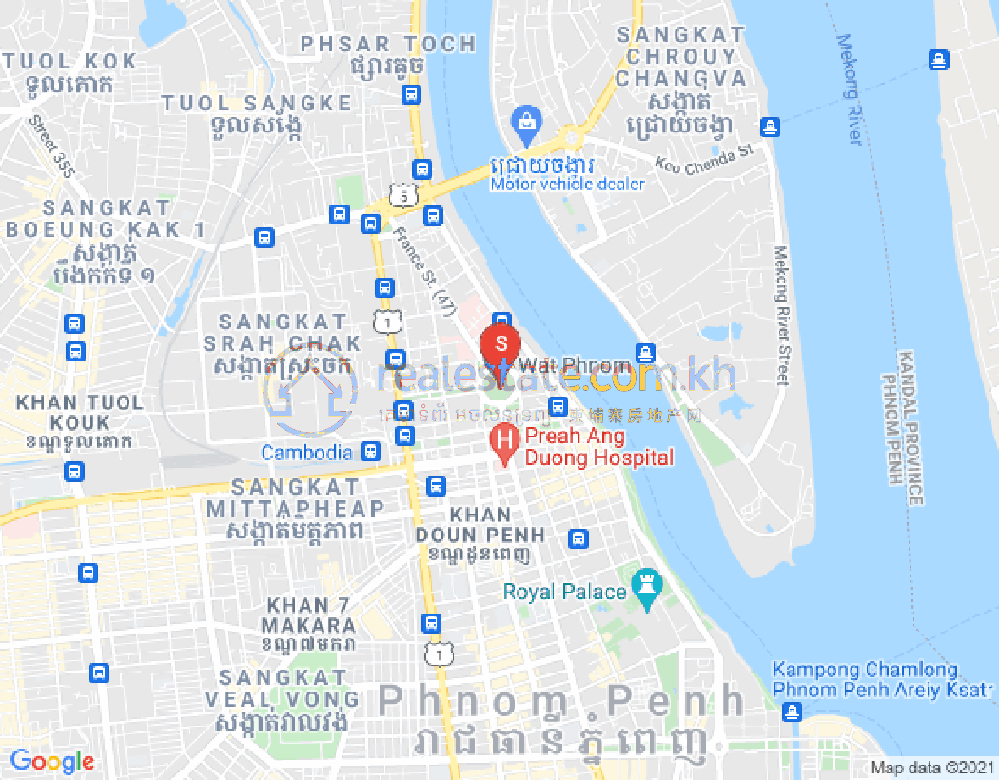 PROPERTIES DABEST, 百色河分区, 占卡蒙, 金边地图