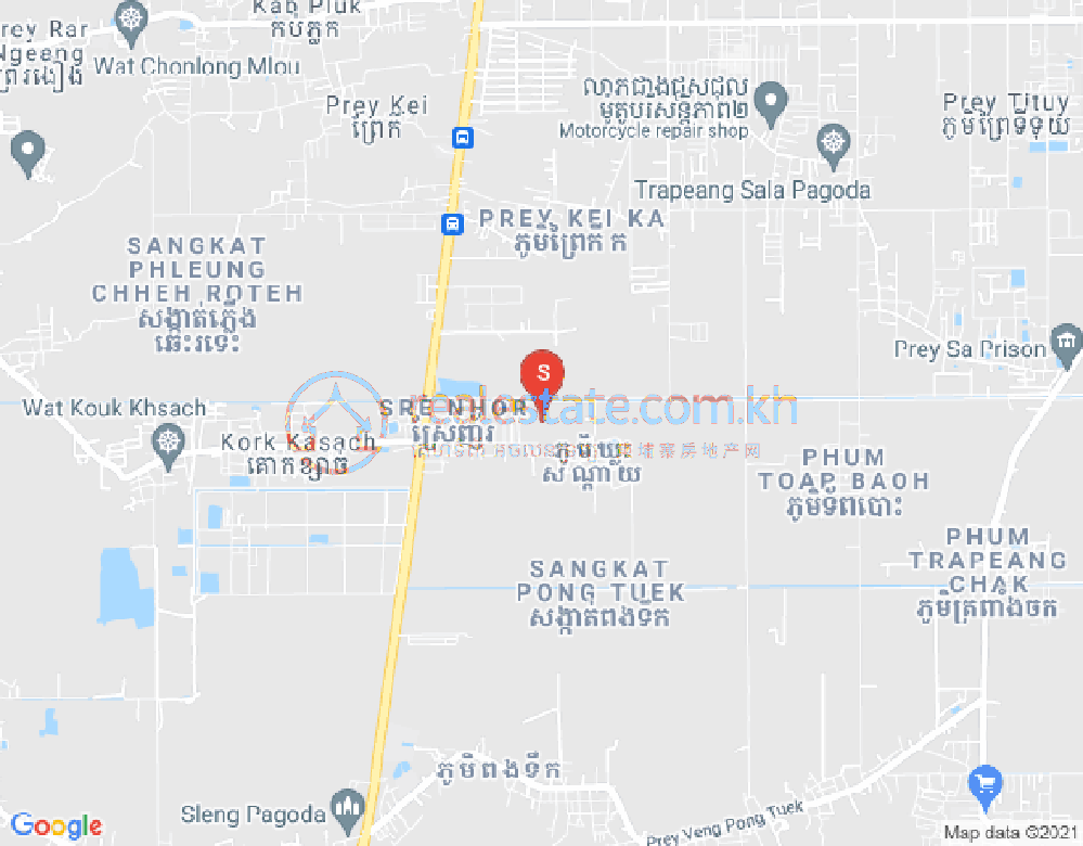 ផែនទី ដង្កោរ, ភ្នំពេញ