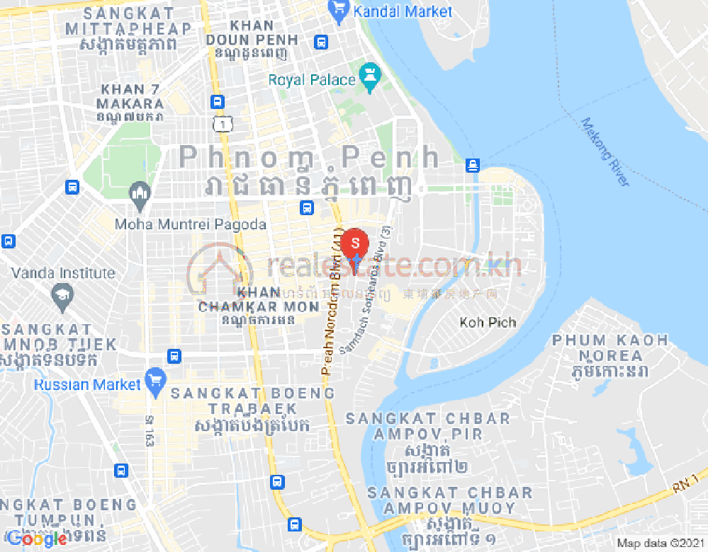 แผนที่ PROPERTIES DABEST, Boeung tumpun, เมียนเจ็ย, พนมเปญ