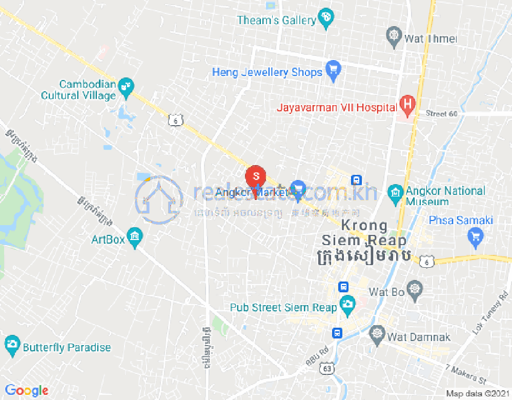 Mapa: Siem Reap