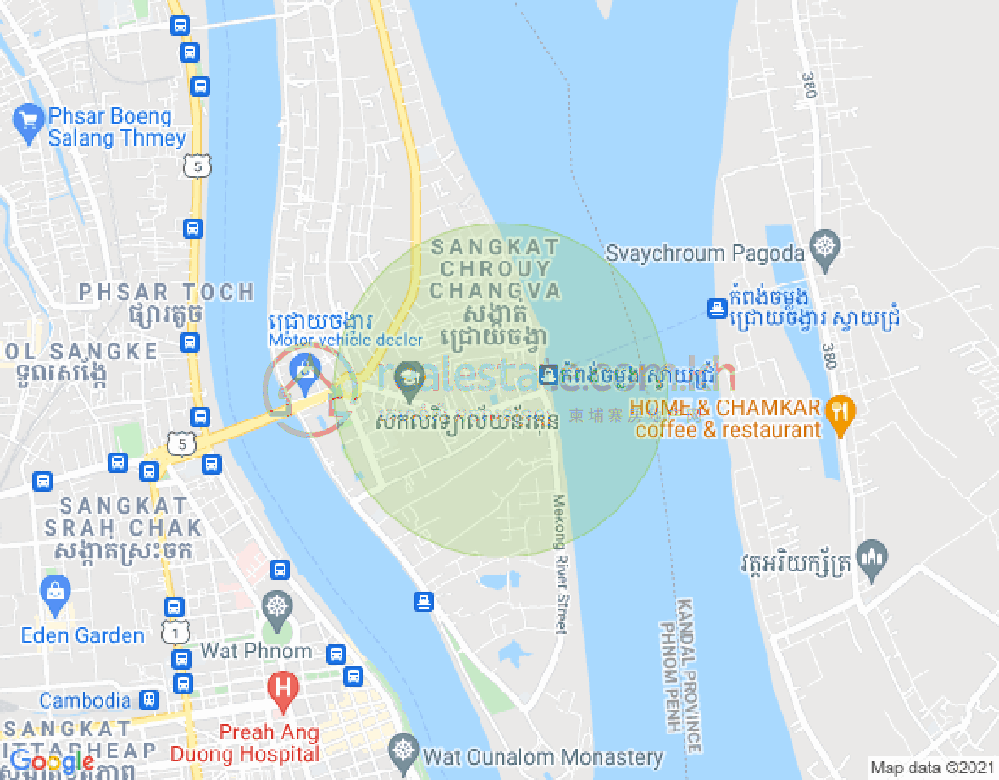 แผนที่ จเรยจังวา, พนมเปญ