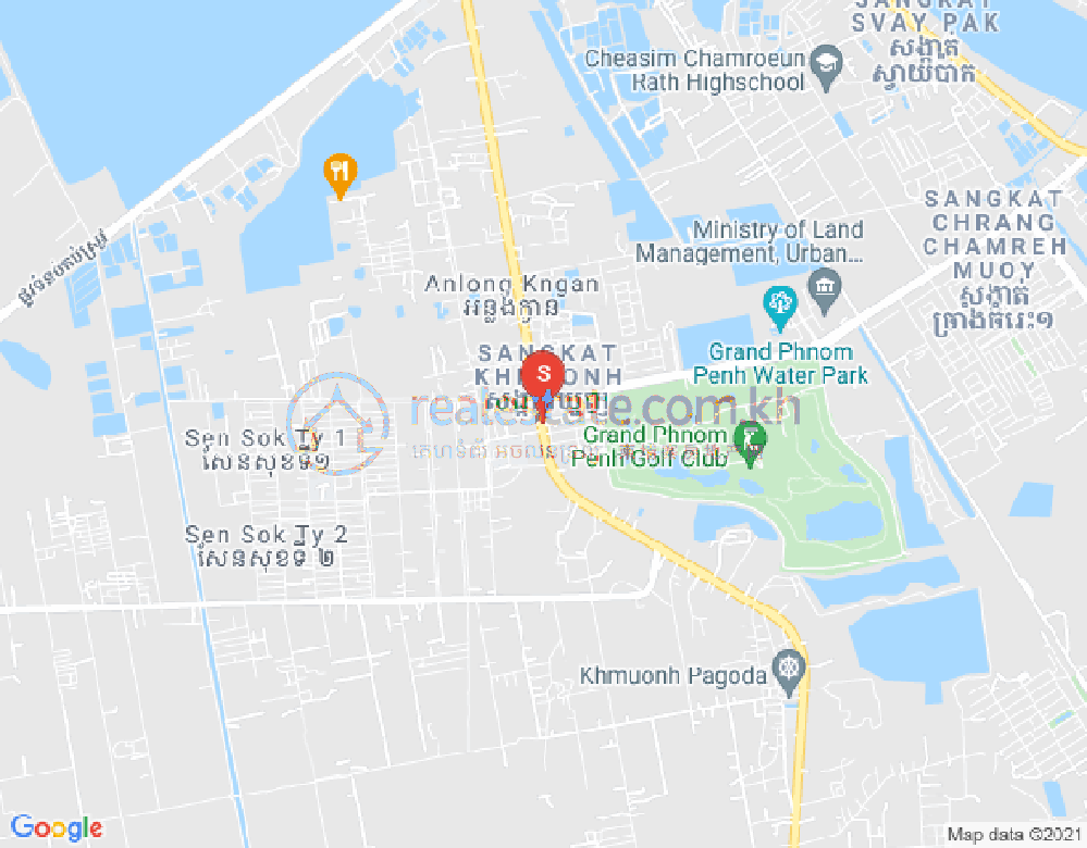 Map of Khmuonh, Sen Sok, Phnom Penh