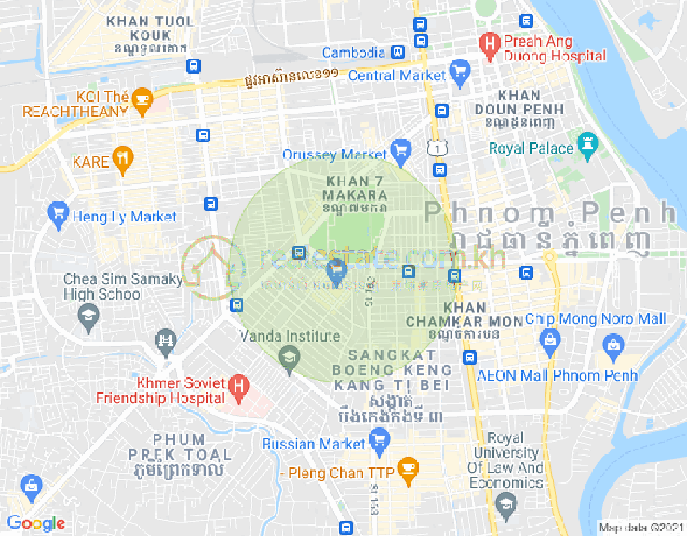 แผนที่ เวียลวง, เจ็ดมกรา, พนมเปญ