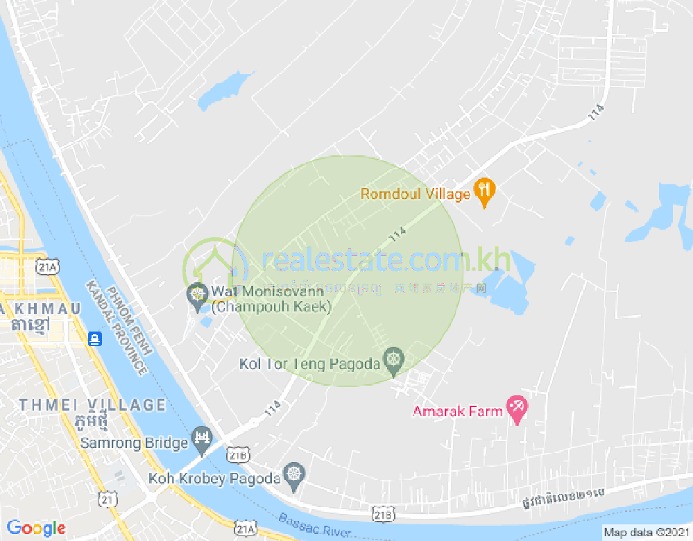 Mapa: Borey Hi Tech The Premium