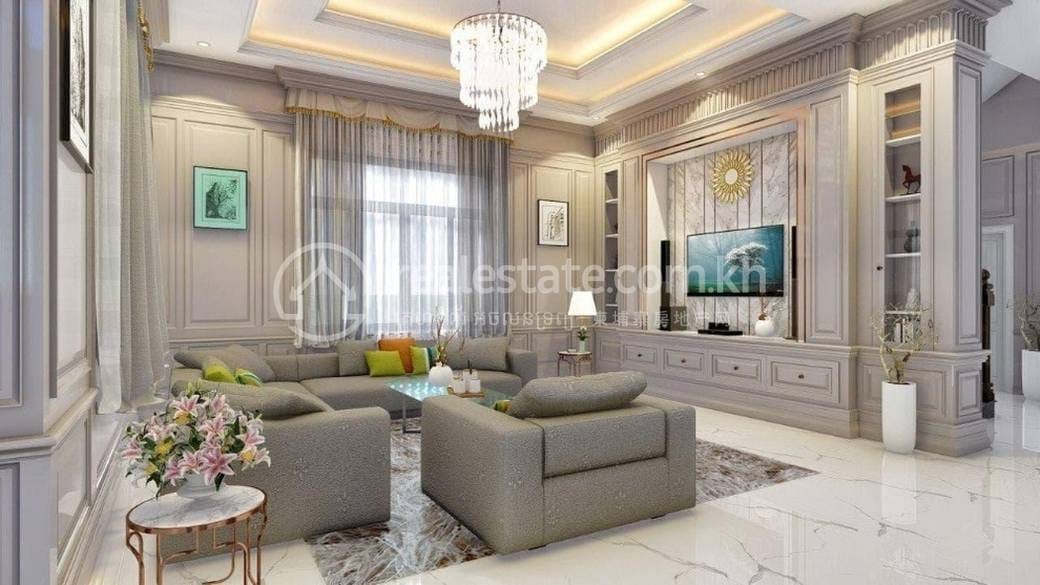 Borey Hi Tech The Premium | 192-648 sqm Living Size Vila Na prodej in Chbar Ampov