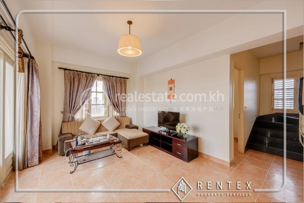 Apartmán se službami K pronájmu in Boeung Kak 2, Toul Kork, Phnom Penh