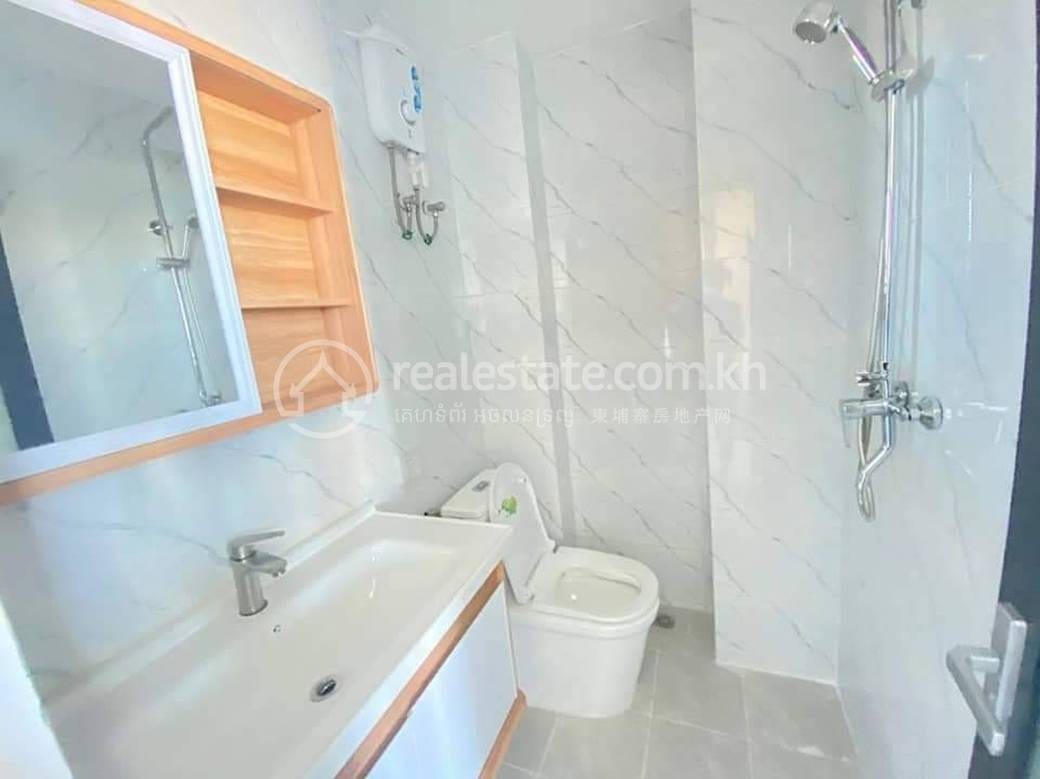 Sen Sok Flat House For Rent in Phnom Penh Thmey Sen Sok $300