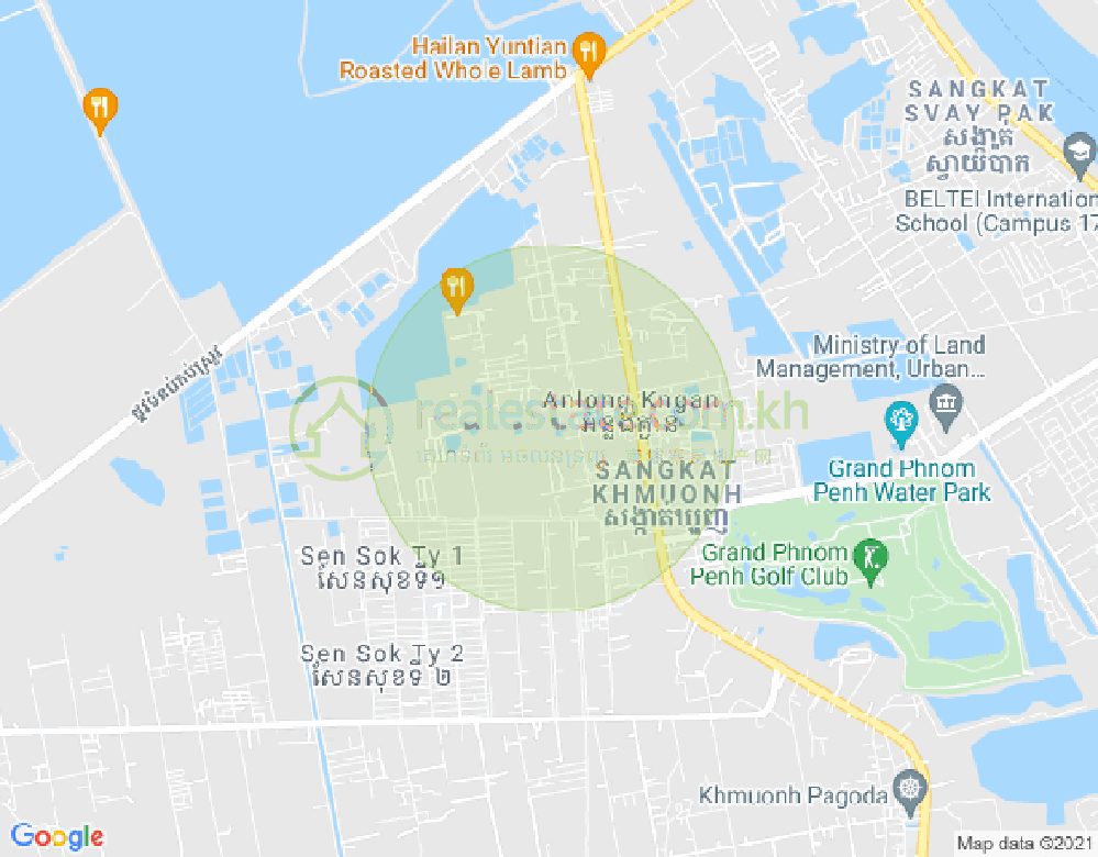 Mapa: Sen Sok, Phnom Penh