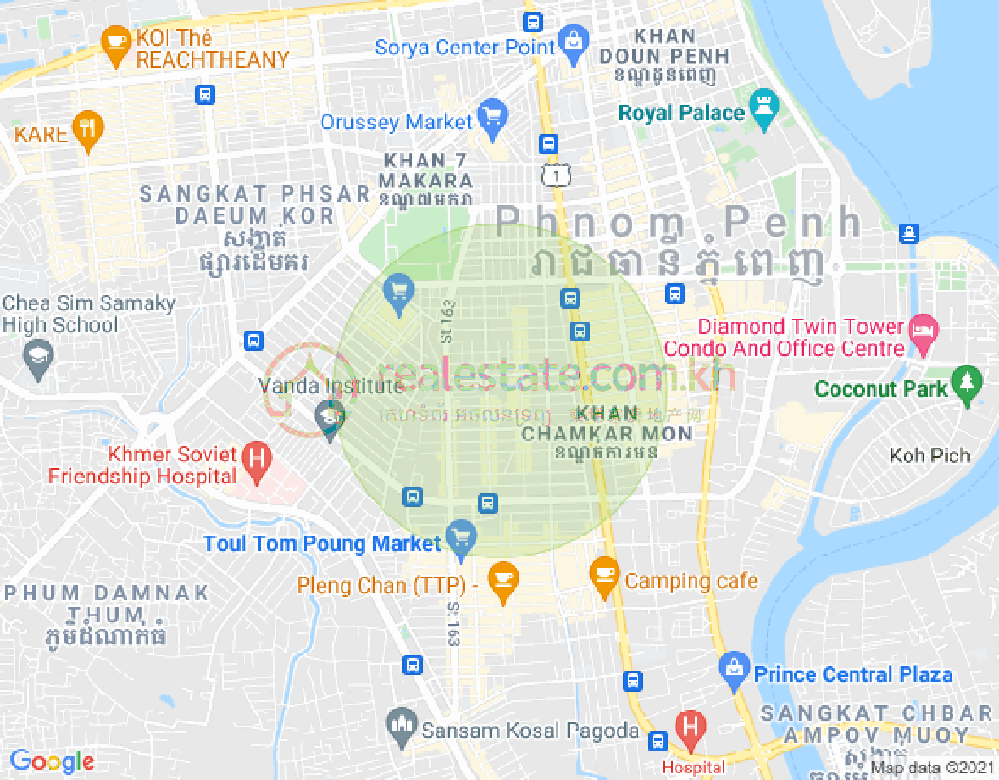 Map of Boeung Tumpun, Meanchey, Phnom Penh