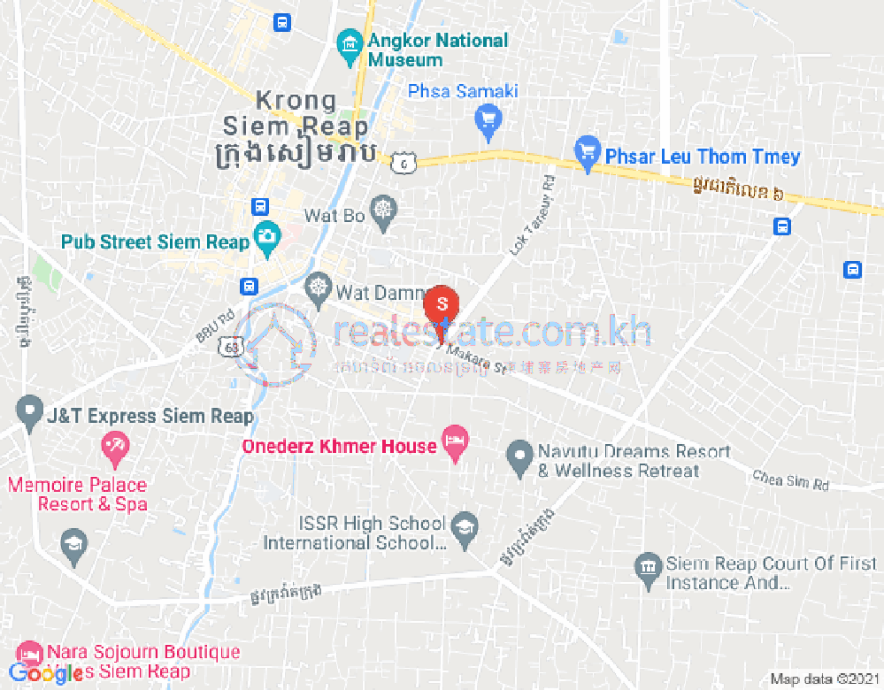 Carte de Sala Kamraeuk, Siem-Réap