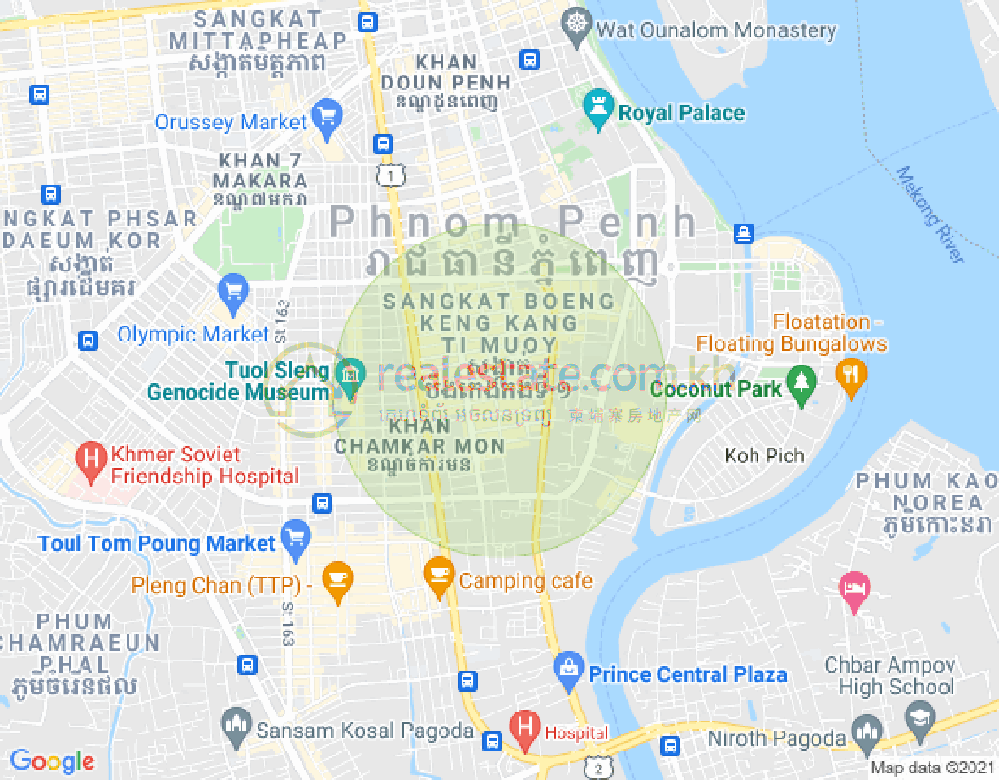 奥林匹克, 波哥堪, 金边地图