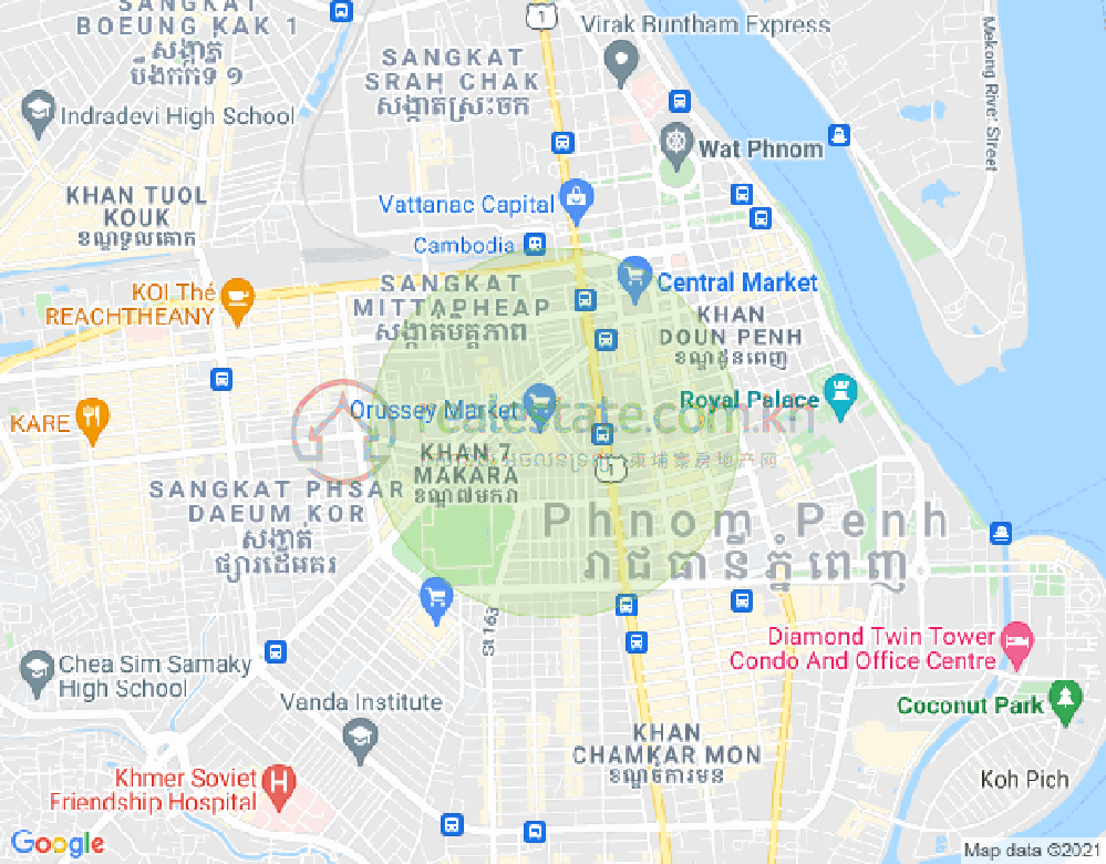 Boeung Prolit分区, 马卡拉区, 金边地图