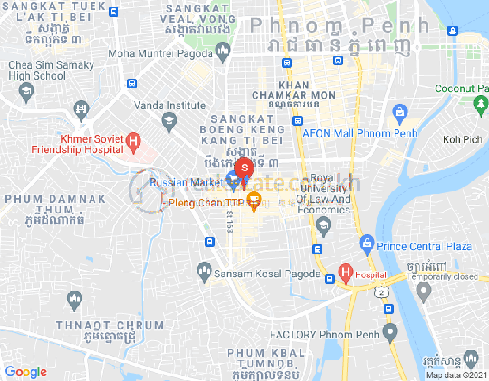 ផែនទី ទួលទំពូង២, ចំការមន, ភ្នំពេញ