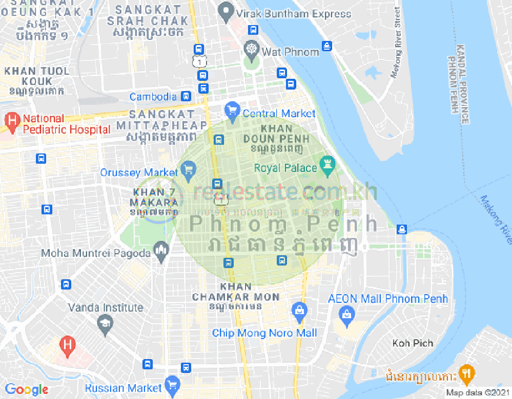 Mapa: 208, Chakto Mukh, Daun Penh, Phnom Penh