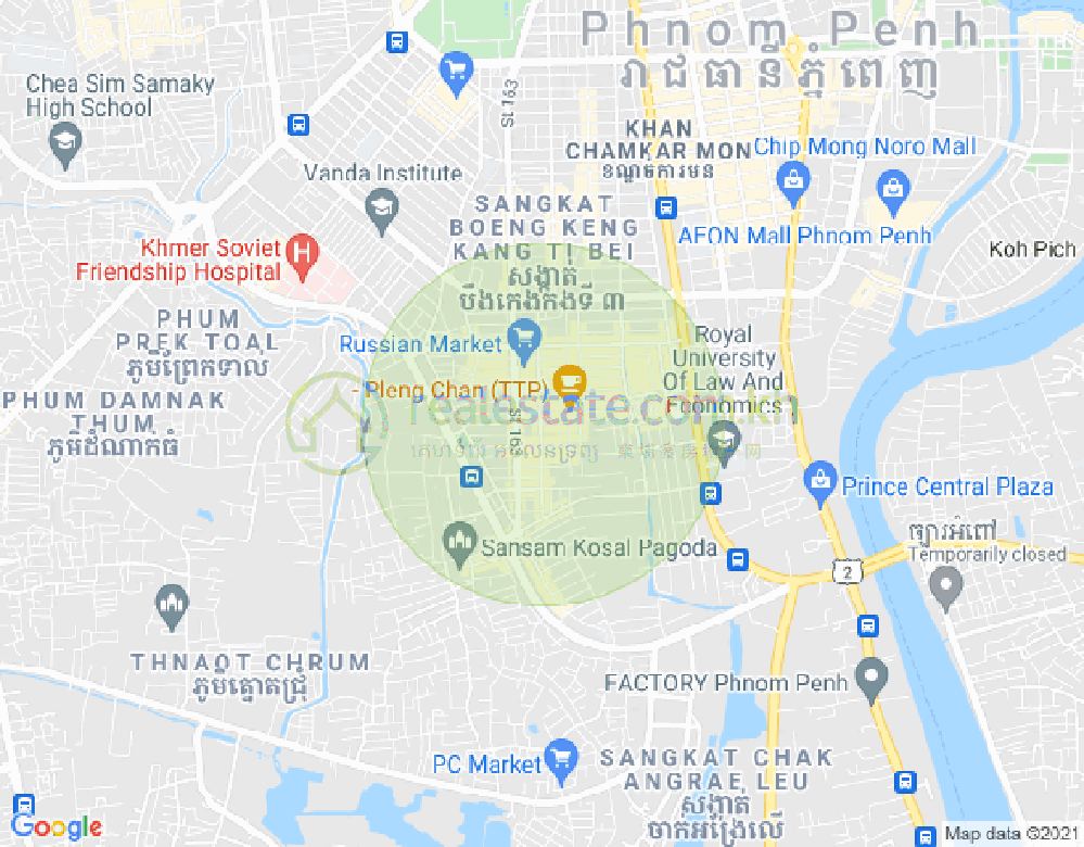 ផែនទី St.465, ទួលទំពូង១, ចំការមន, ភ្នំពេញ