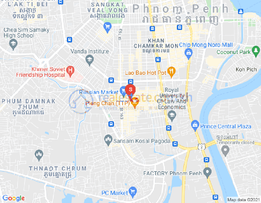 주더분2구역, 짬까몬, 프놈펜 지도