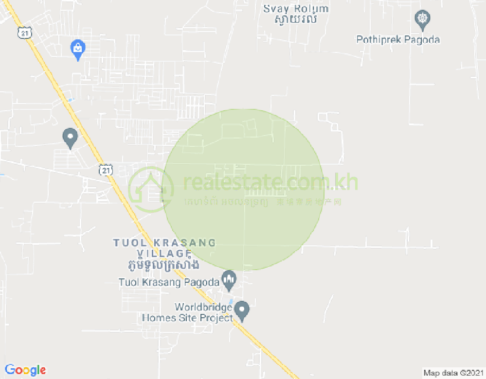 Mapa: Ta Khmao, Ta Khmau, Kandal