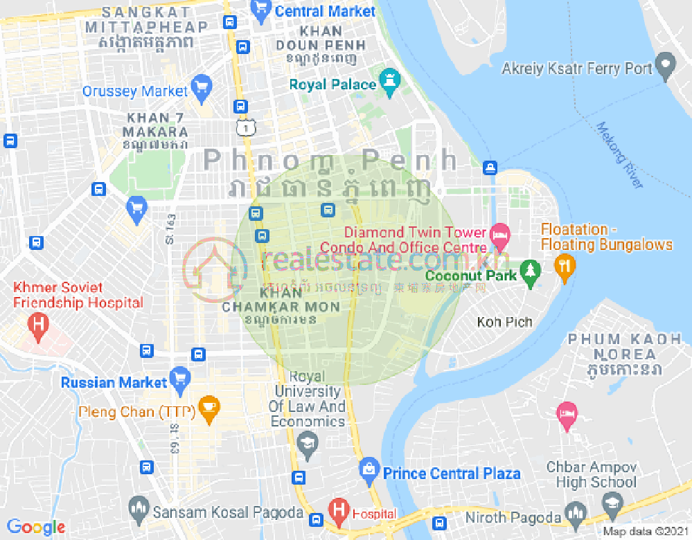 แผนที่ BKK 1, บึงเกงกอง, พนมเปญ