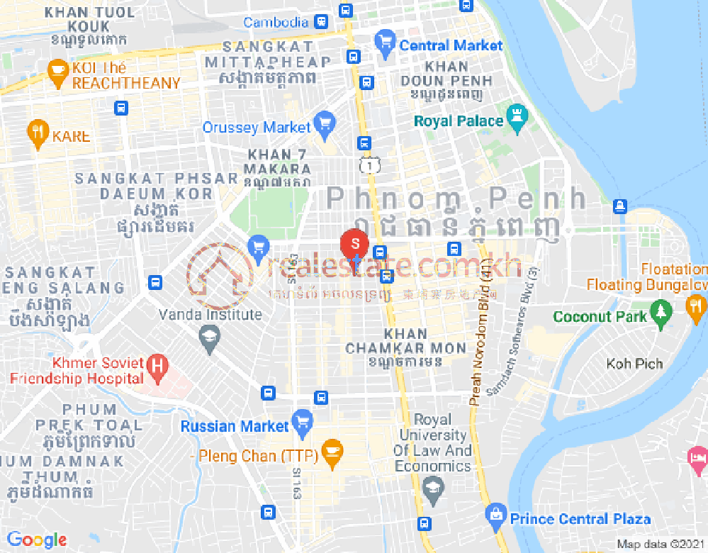 แผนที่ บีเคเค 2, บึงเกงกอง, พนมเปญ