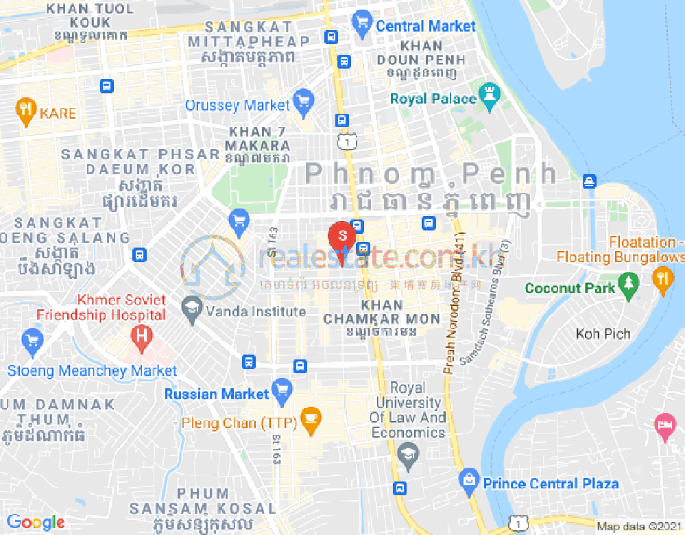 แผนที่ บีเคเค 2, บึงเกงกอง, พนมเปญ