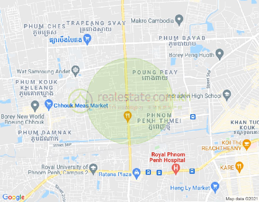 Carte de Gold Class Sen Sok Serviced Residence