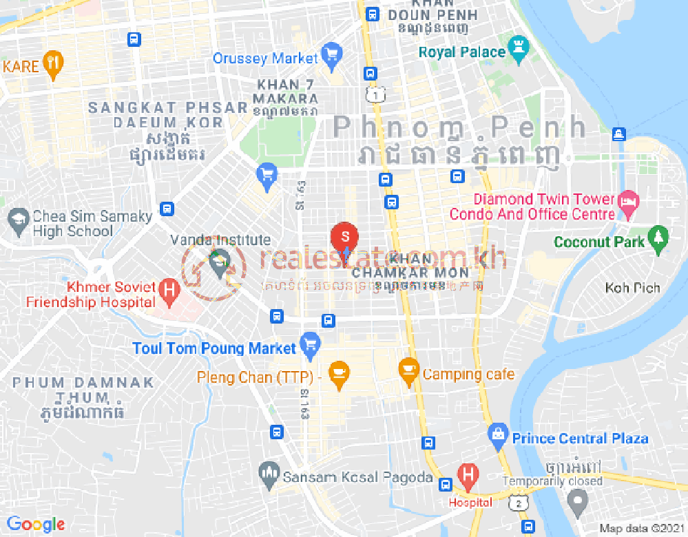 แผนที่ บีเคเค 3, บึงเกงกอง, พนมเปญ