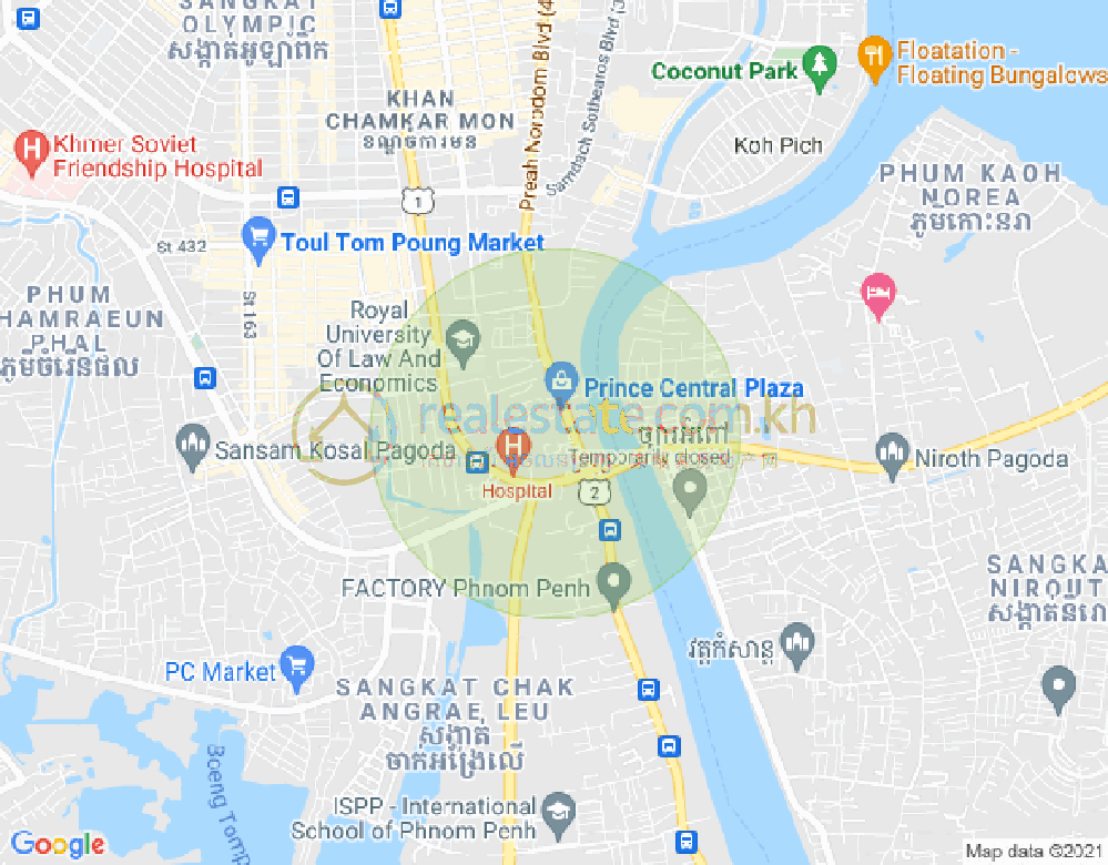 Mapa: Boeung Tumpun, Meanchey, Phnom Penh
