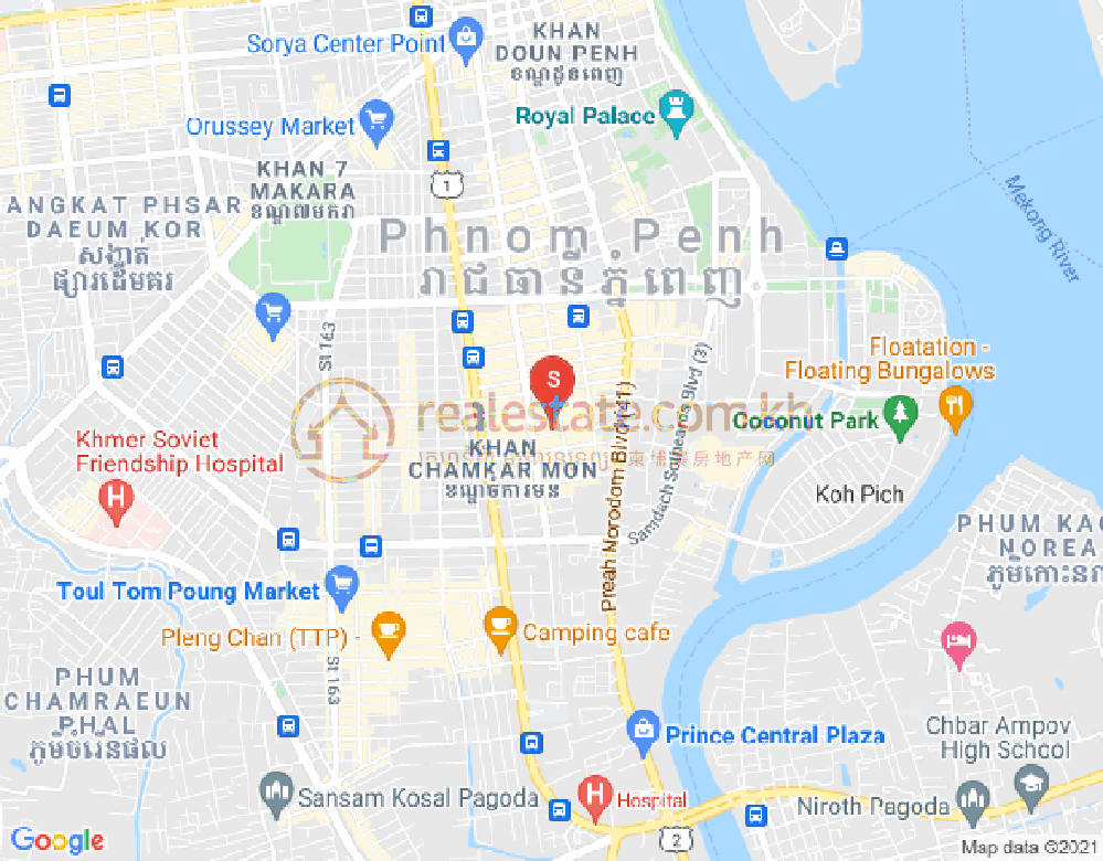 ផែនទី បឹងកេងកង១, បឹងកេងកង, ភ្នំពេញ