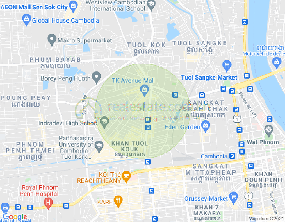 แผนที่ 315, บึงกัก 1, ตuolโกก, พนมเปญ