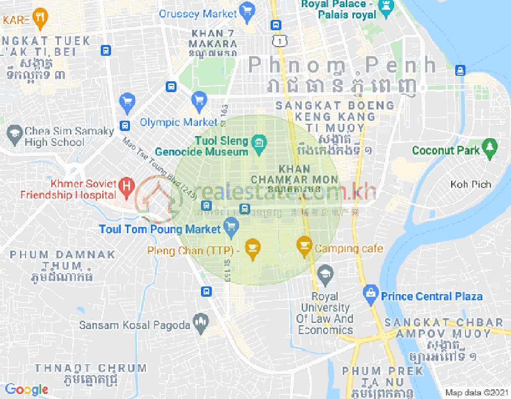 ផែនទី បឹងកេងកង៣, បឹងកេងកង, ភ្នំពេញ