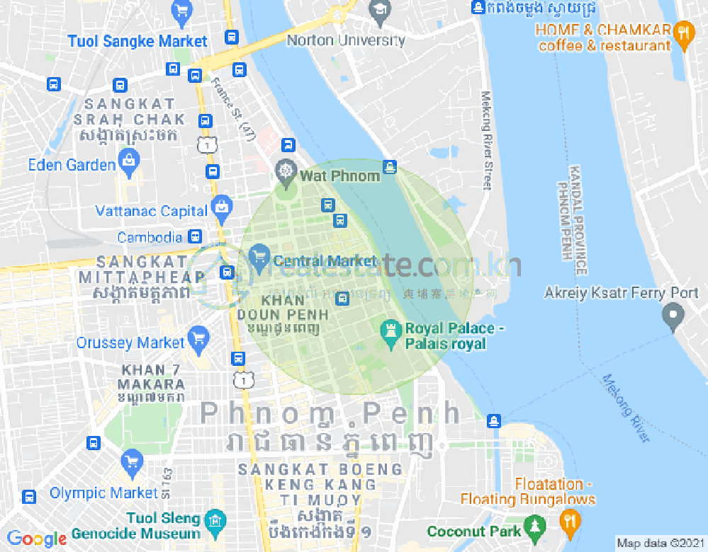 Mapa: 108, Phsar Kandal I, Daun Penh, Phnom Penh