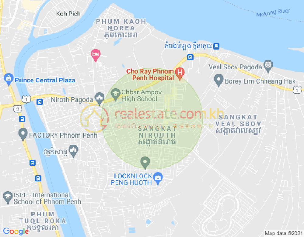 แผนที่ นิรุต, จบาร์อำเปา, พนมเปญ