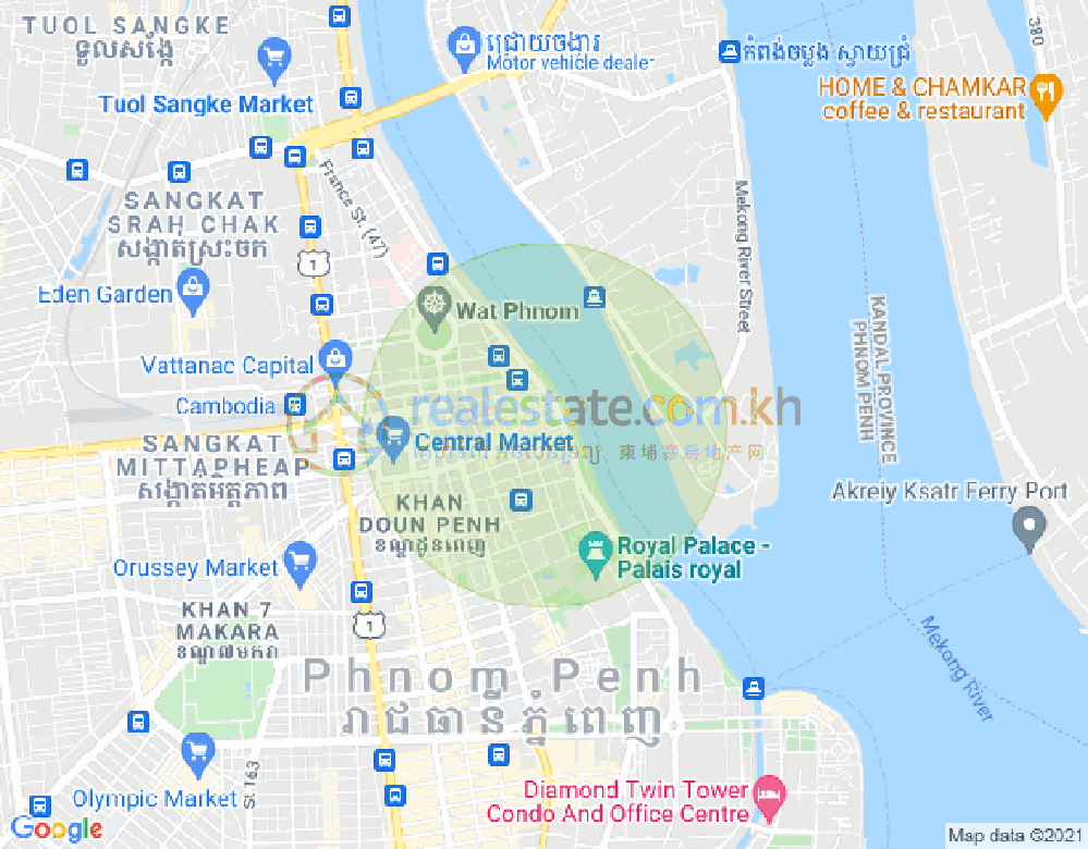 ផែនទី 108, ផ្សារកណ្តាល១, ដូនពេញ, ភ្នំពេញ