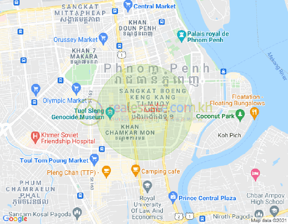 แผนที่ BKK 1, บึงเกงกอง, พนมเปญ