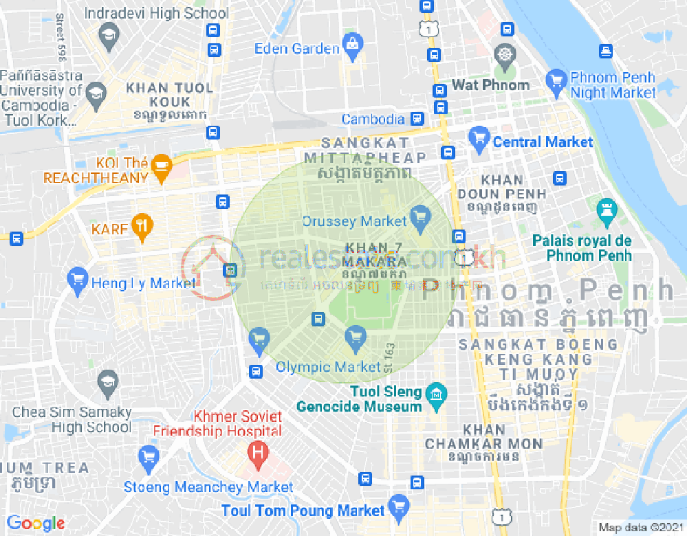 Carte de 111, Veal Vong, 7 Makara, Phnom Penh
