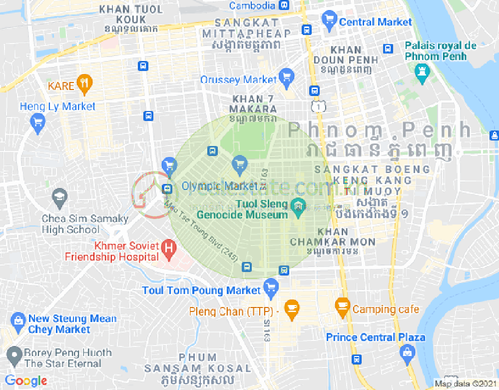 Carte de 137, Veal Vong, 7 Makara, Phnom Penh