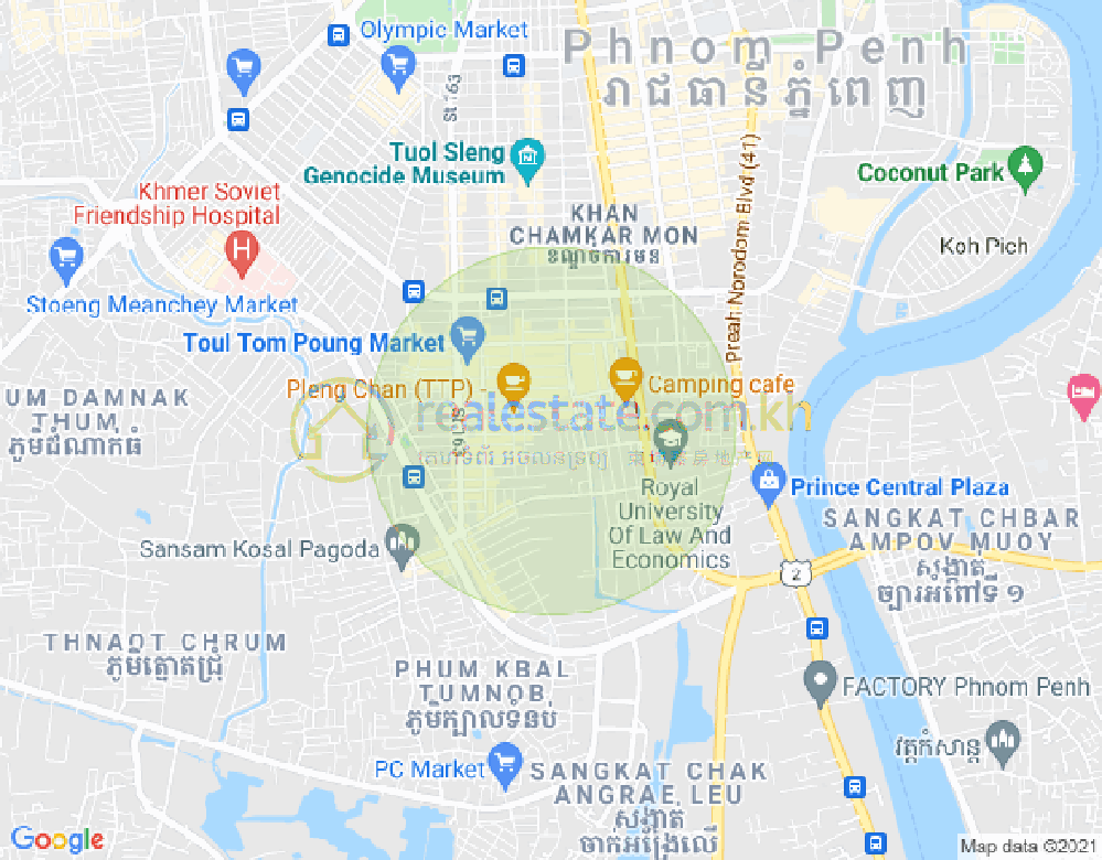 ផែនទី បឹងកេងកង៣, បឹងកេងកង, ភ្នំពេញ