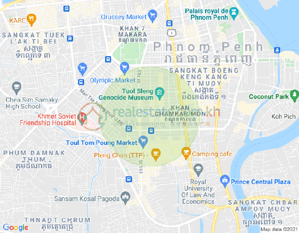 ផែនទី បឹងកេងកង៣, បឹងកេងកង, ភ្នំពេញ