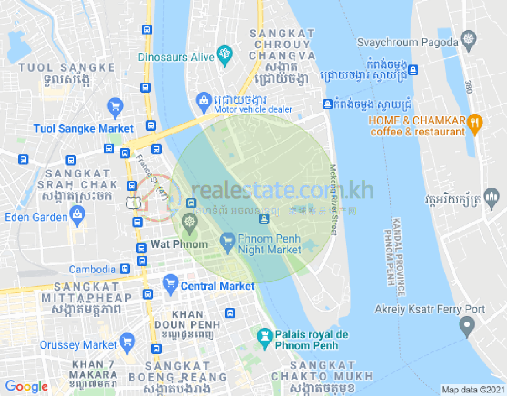 Mapa: Chroy Changvar, Phnom Penh