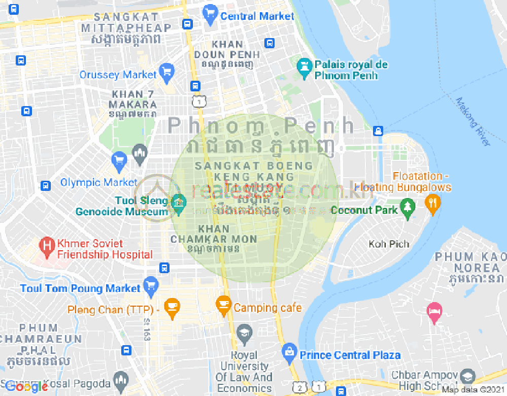 แผนที่ BKK 1, บึงเกงกอง, พนมเปญ