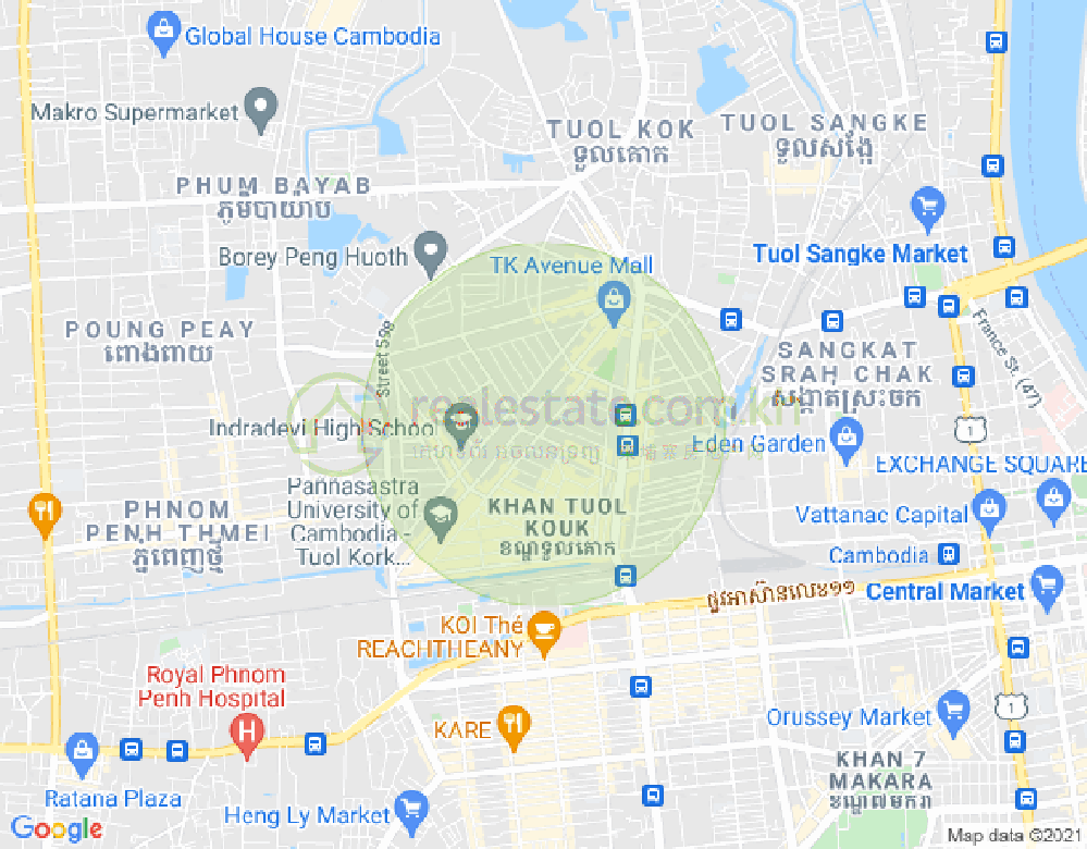 宣城2, 堆谷区, 金边地图